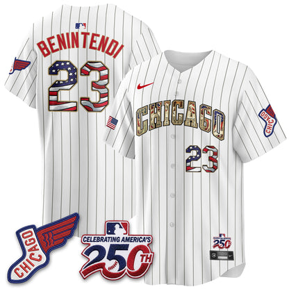 Chicago White Sox 2026 Independence Day USA Vapor Jersey - Stitched