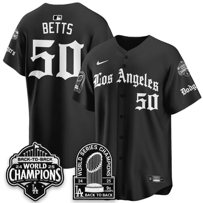 LAD WS Champions Back 2 Back Patch Vapor Premier Limited Gothic Edition Jersey - All Stitched