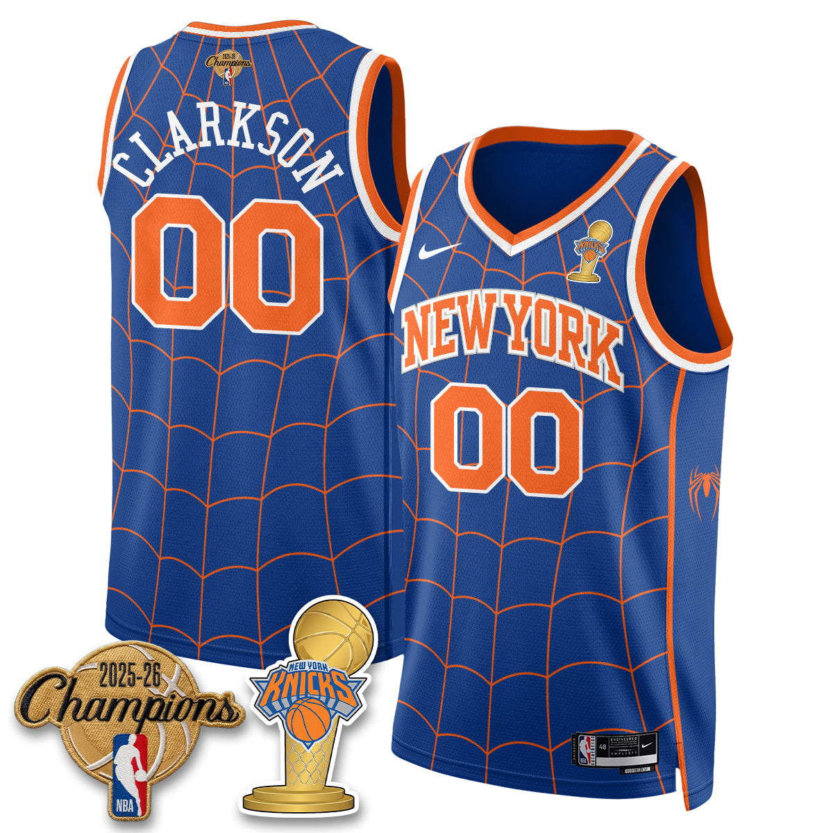 New York Knicks 2026 Champions Brand New Day Vapor Jersey - Stitched