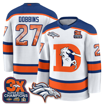 DEN Fan Gear Edition Hockey Jersey - Stitched