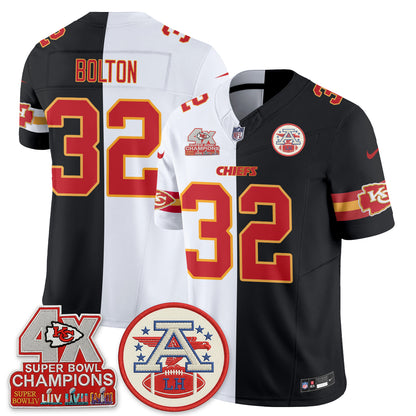 Kansas City Chiefs Split Edition Vapor Jersey - Stitched