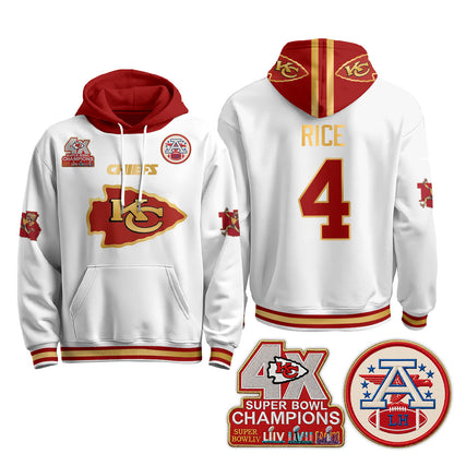 KC 4X Champs Gold Edition Fleece Hoodie - Printed