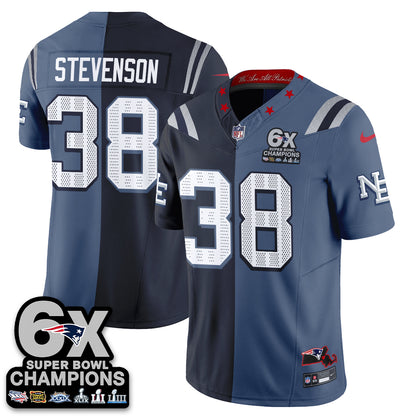 New England Patriots Rivalries Split Edition Vapor Jersey - Stitched