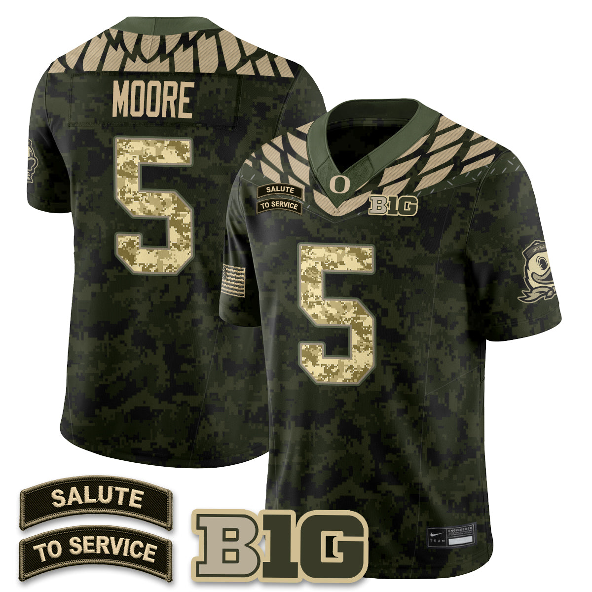 ORE 2026 Salute to Service Vapor Jersey - Stitched