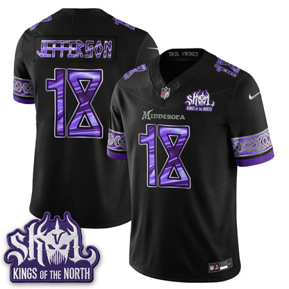 MIN  Warrior Skol Patch Vikings Font Edition  - Stitched (2)