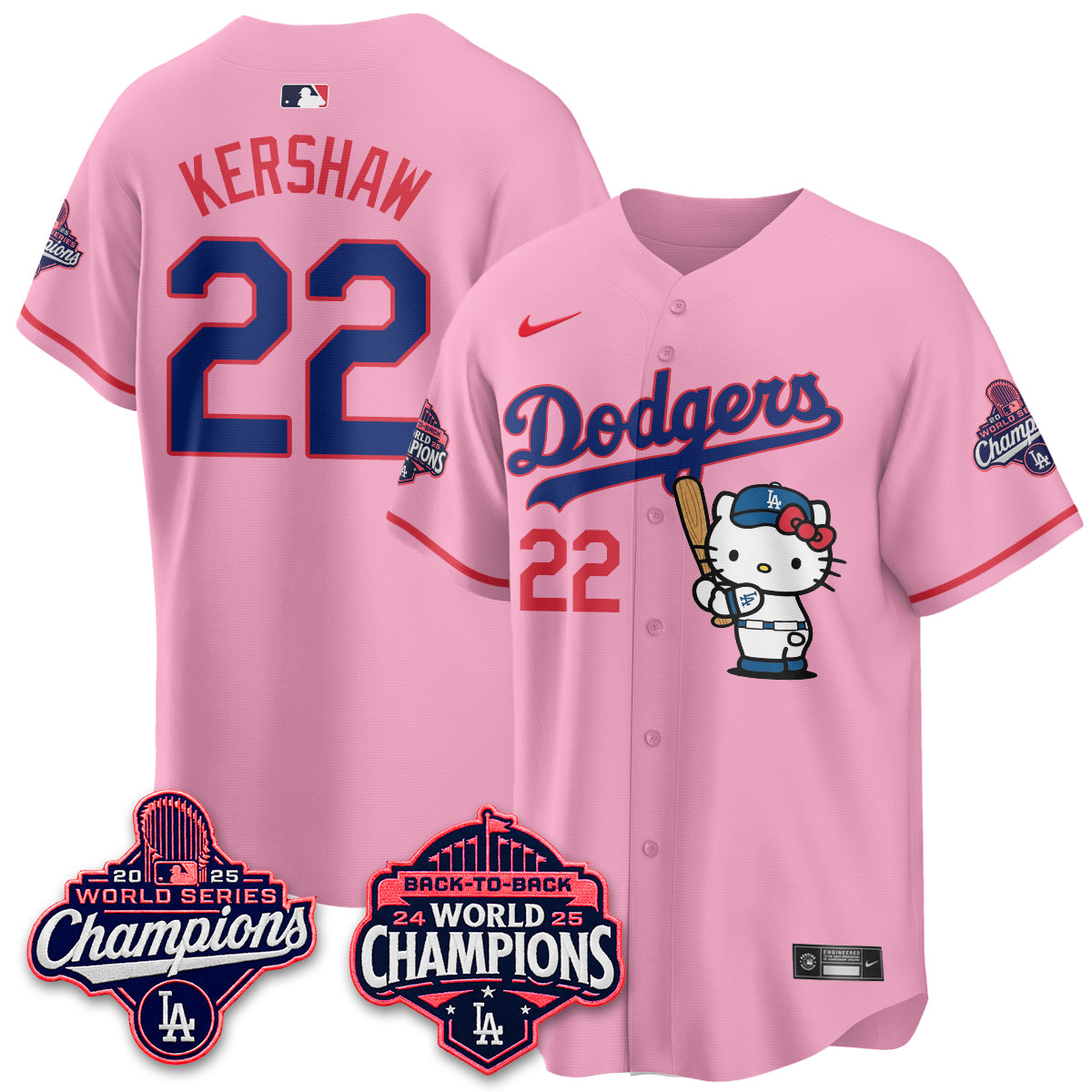 LAD x Hello Kitty Night 2026 Vapor White Jersey - All Stitched