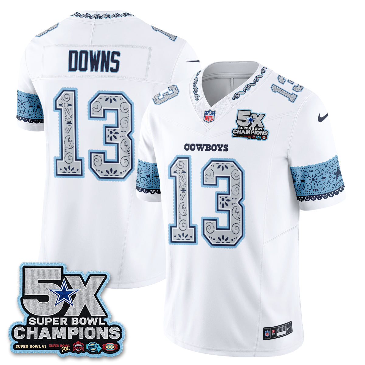 Dallas Cowboys 2026 Hispanic Month Edition Vapor Jersey - Stitched