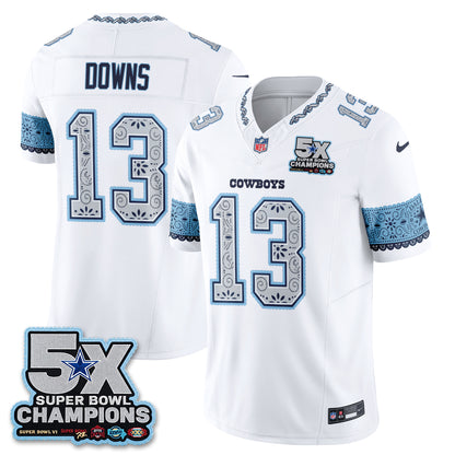 Dallas Cowboys 2026 Hispanic Month Edition Vapor Jersey - Stitched