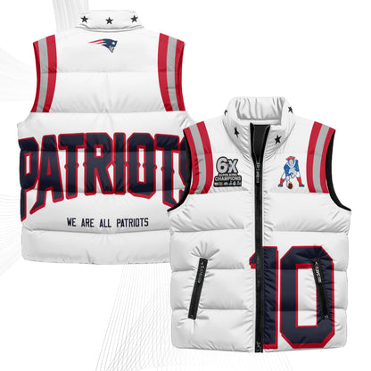 NE Rivalries Puffer Vest - Printed