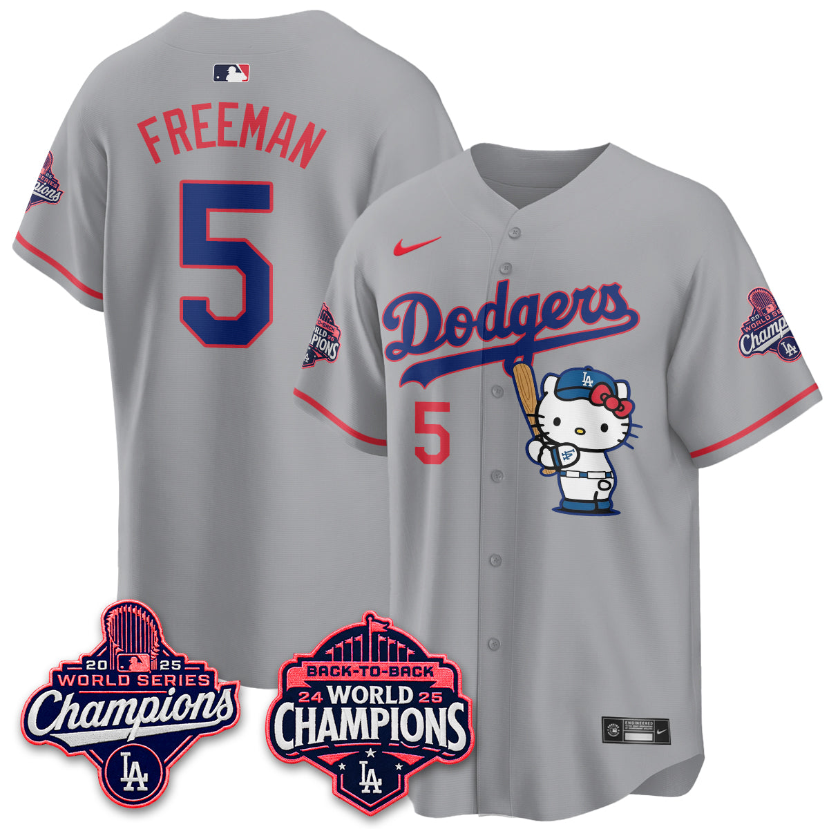 LAD x Hello Kitty Night 2026 Vapor White Jersey - All Stitched