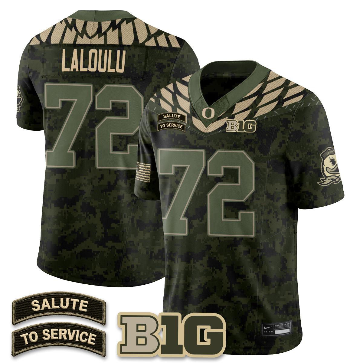 ORE 2026 Salute to Service Vapor Jersey - Stitched