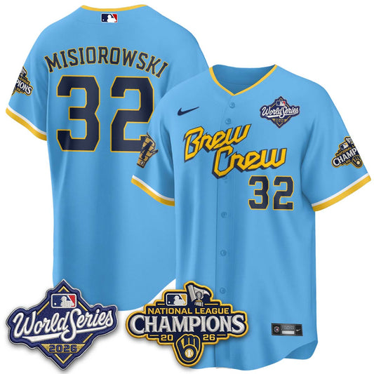 MIL W.S 26 & 2026 NL Champions City Connect Jersey - Stitched