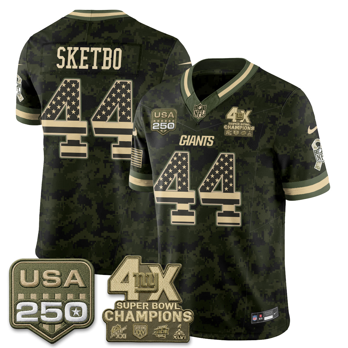 NYG 2026 Salute To Service Limited Edition - Stitched (2)