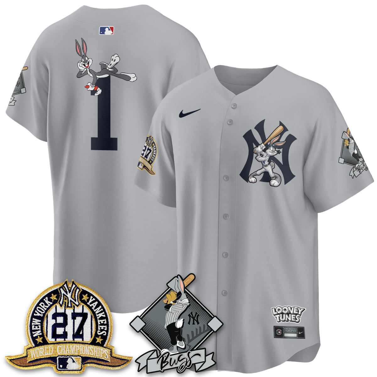 New York Yankees Bunny Vapor Limited Jersey V2- Stitched