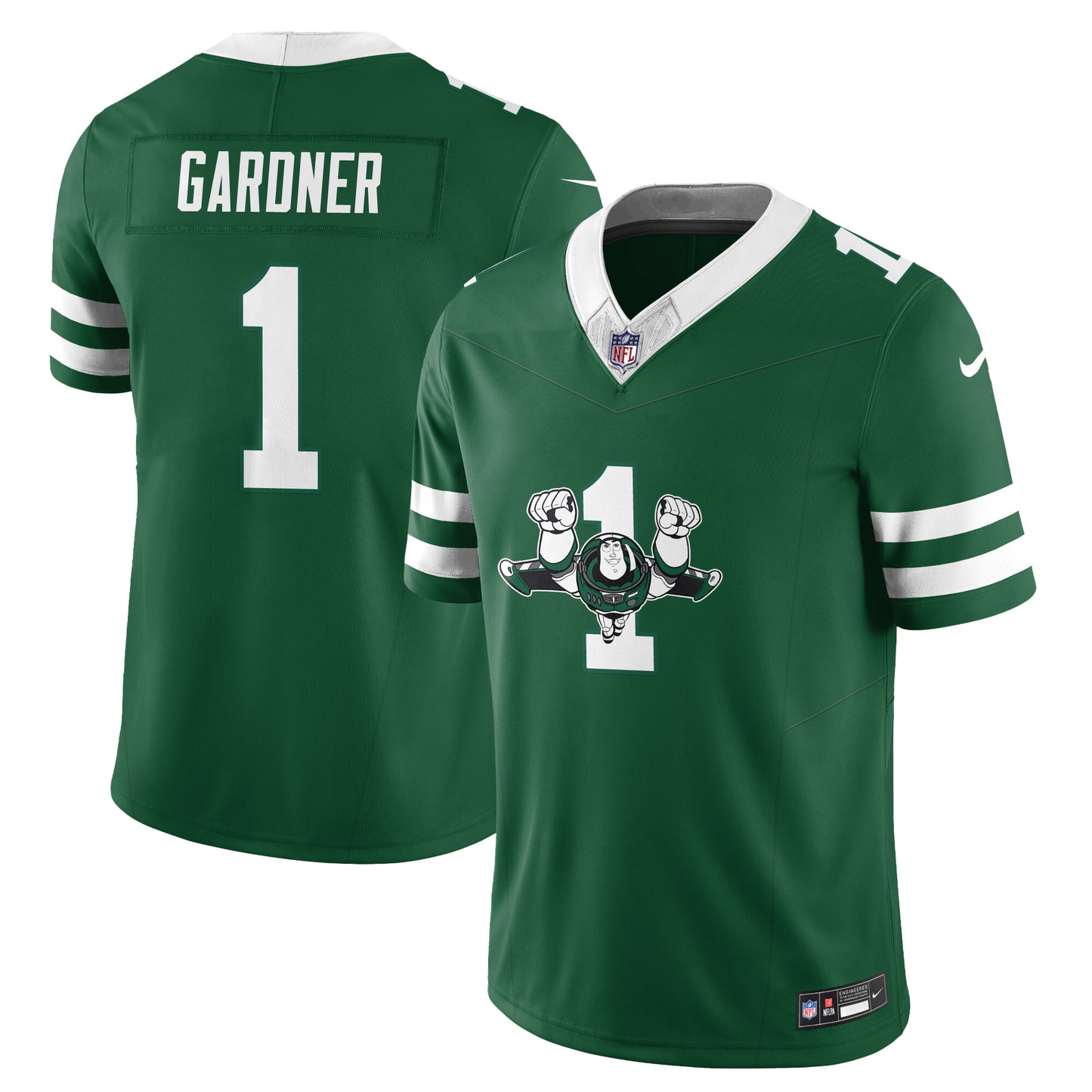 New York Jets x Infinity & Beyond Hero Edition Vapor Jersey - Stitched
