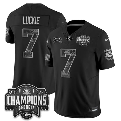 UGA 2026 Salute to Service Vapor Jersey - Stitched