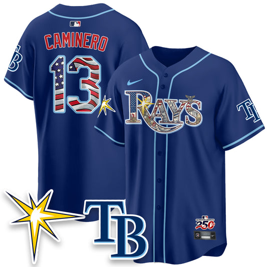 TB Independence Day USA 2026 Vapor Limited Royal Jersey - Stitched