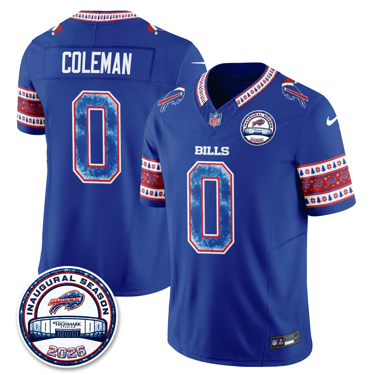 BUF Xmas Edition Vapor Jersey - Stitched