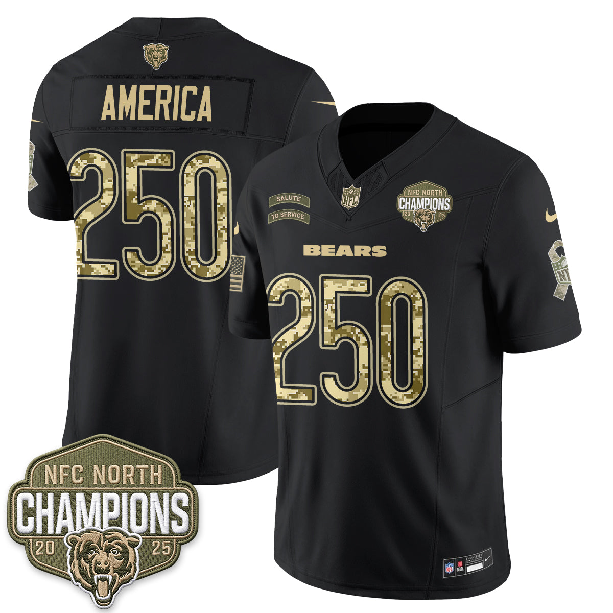 CHI 2026 Salute to Service V2 Vapor Jersey - Stitched