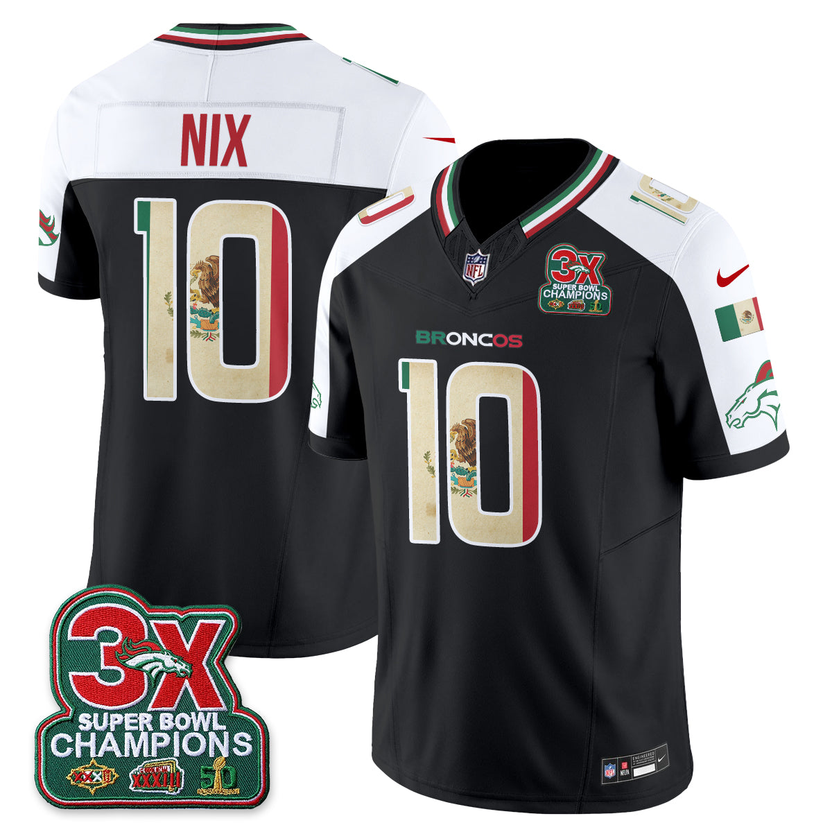 DEN Mexico Edition Vapor Jersey - Stitched