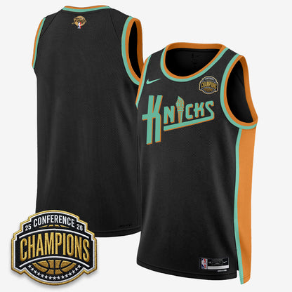New York Knicks 2026 Eastern Conference Champions Special Edition Jersey V2- Stitched