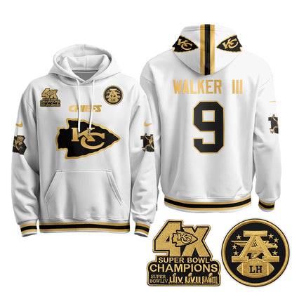 KC 4X Champs Gold Edition Fleece Hoodie - Printed