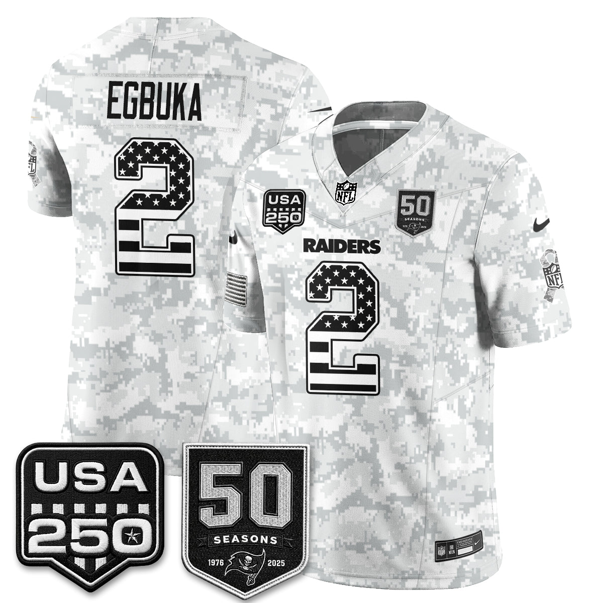 Tampa Bay Buccaneers 2026 Salute to Service Edition Vapor Jersey - Stitched