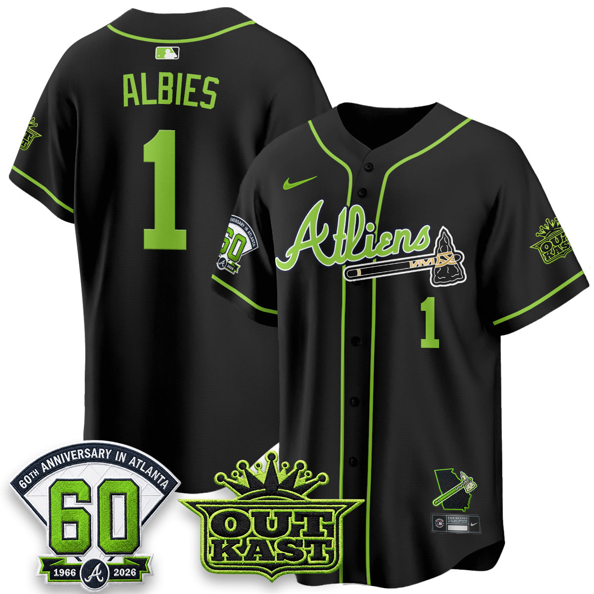 ATL x Outkast Atliens Vapor Jersey - Stitched