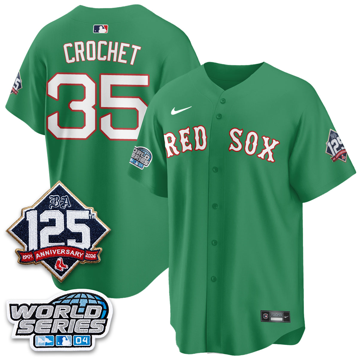 Boston Red Sox Throwback 2004 Vapor Jersey - Stitched