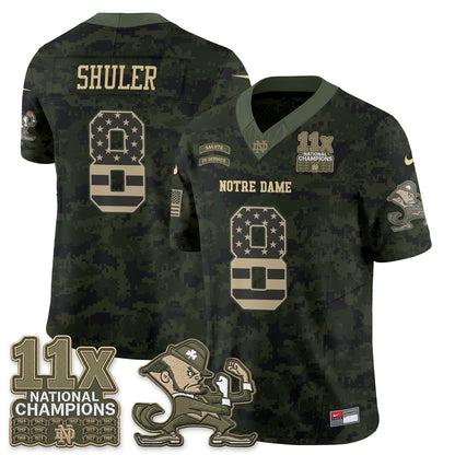 ND 2026 Salute to Service Vapor Jersey - Stitched