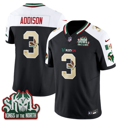 Minnesota Vikings Mexico Edition Vapor Jersey - Stitched