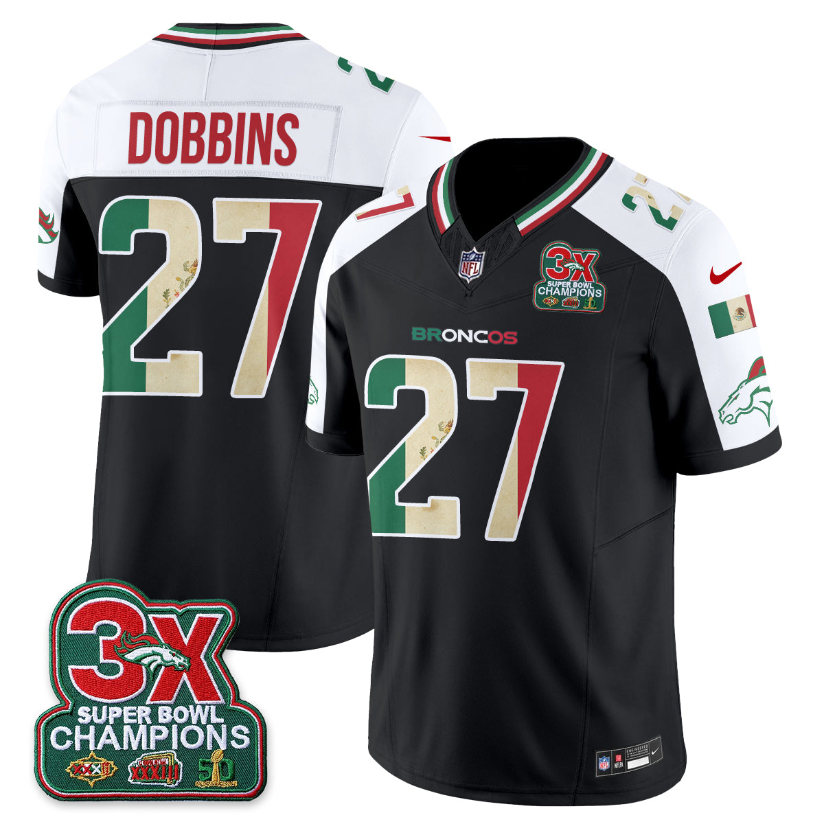 DEN Mexico Edition Vapor Jersey - Stitched