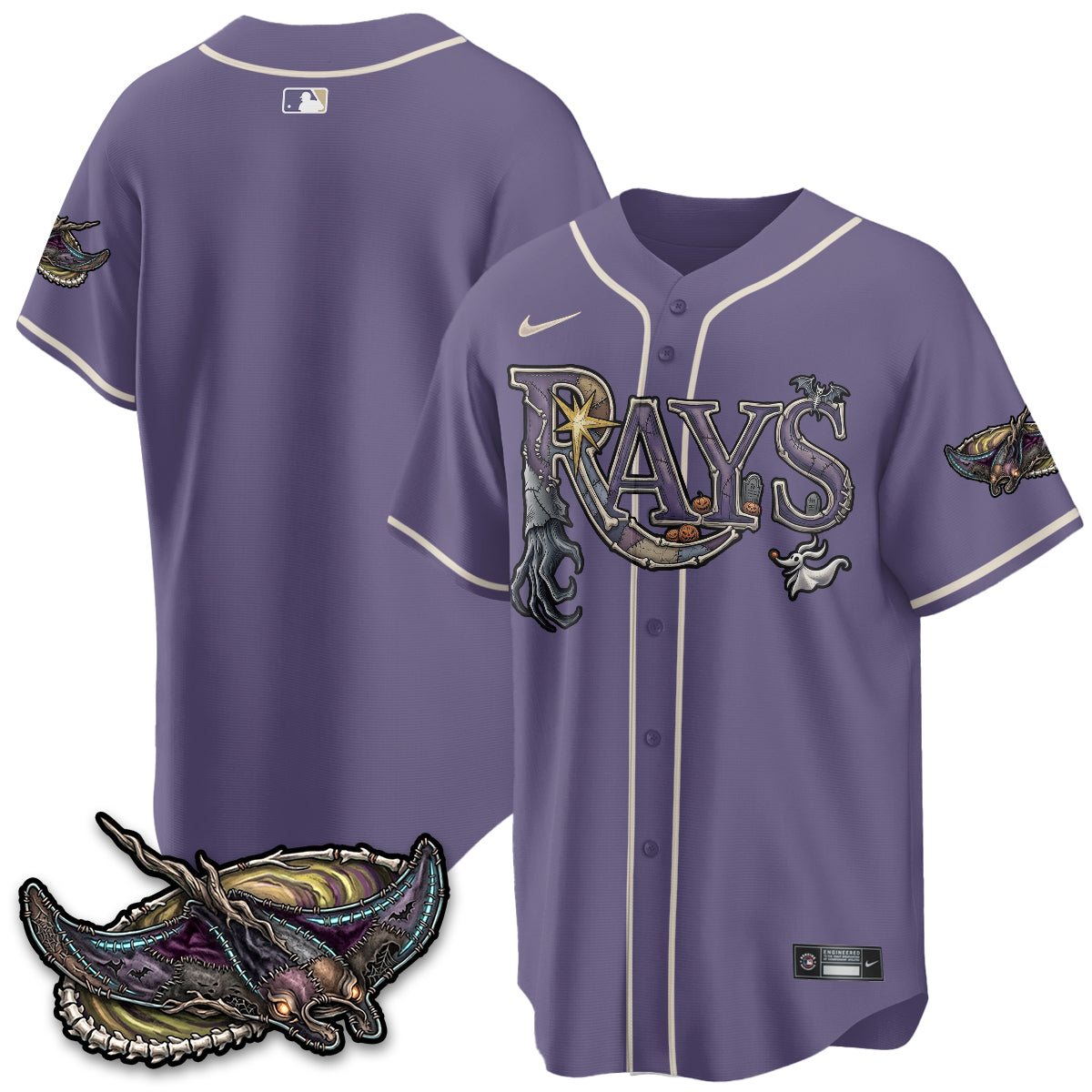 TB Nightmare Edition Vapor Jersey - Stitched