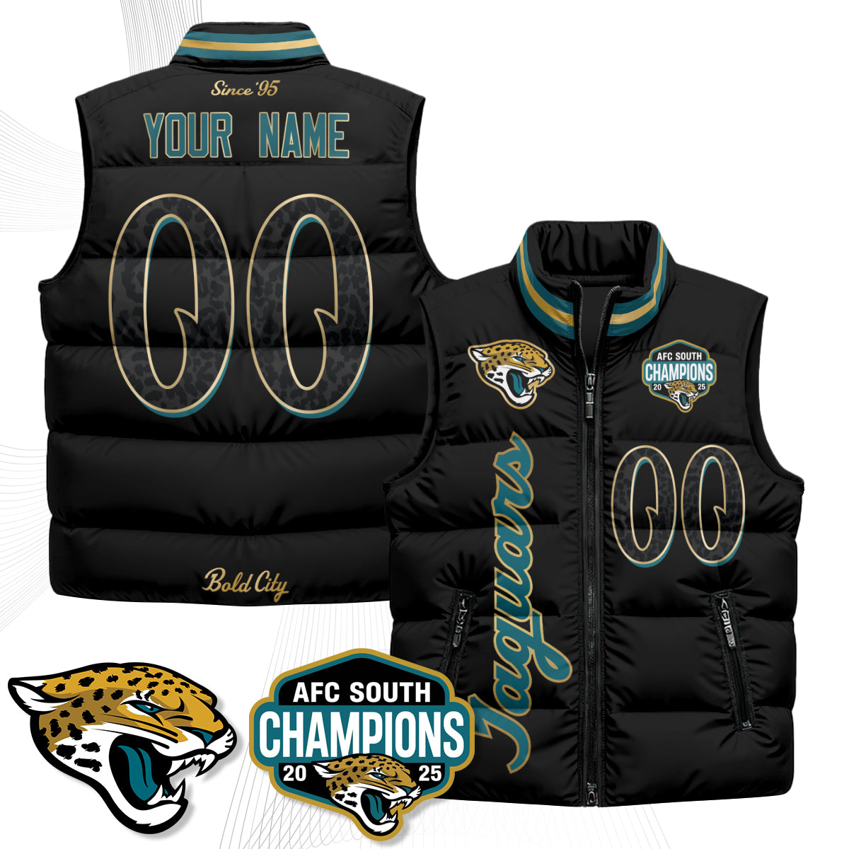 JAX 2026 Rivalries Custom Puffer Vest - Printed