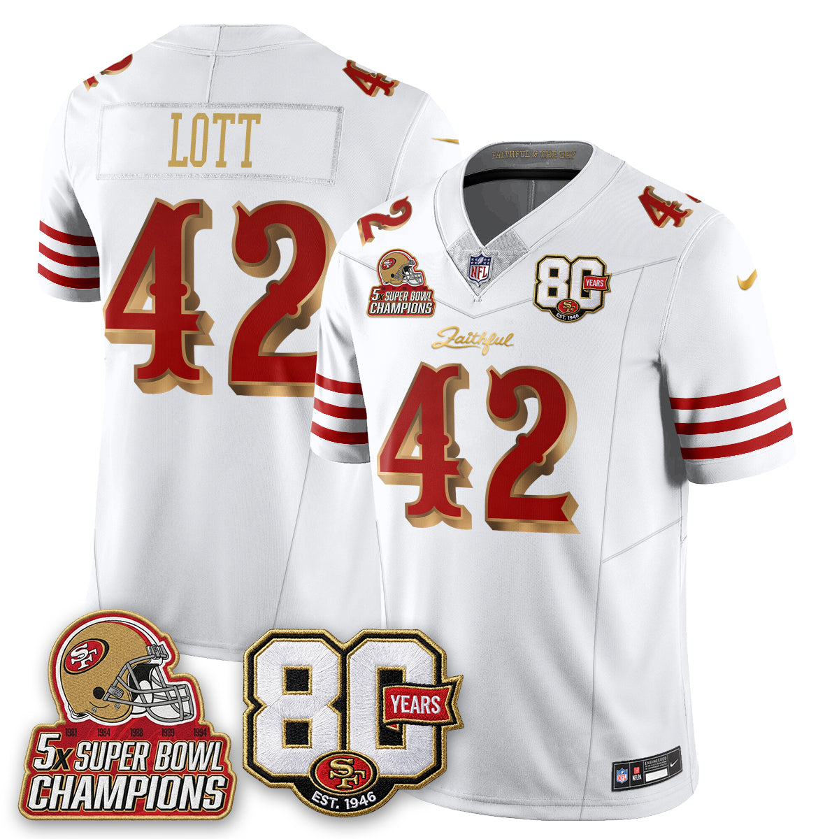 SF 80 Years & 5X Champs Rivalries Edition - Stitched (2)