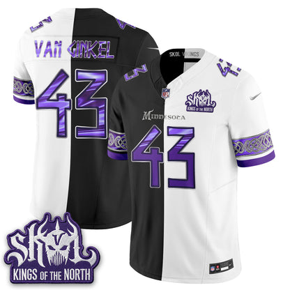 Minnesota Vikings Warrior Split Edition Vapor Jersey - Stitched