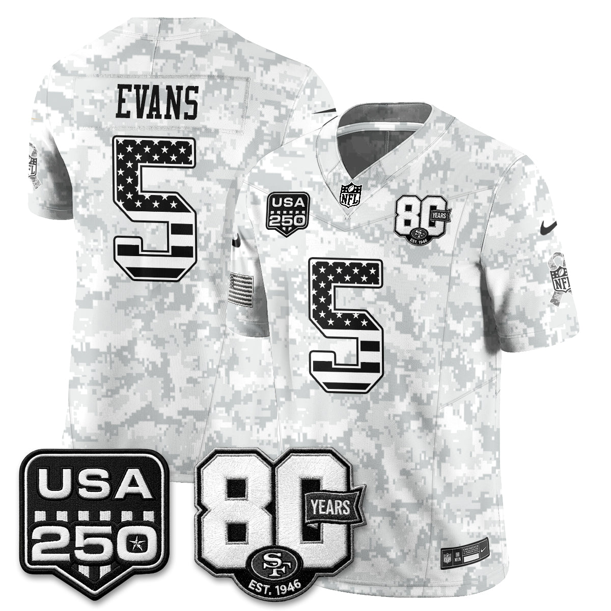 SF 2026 Salute to Service Edition Vapor Jersey - Stitched