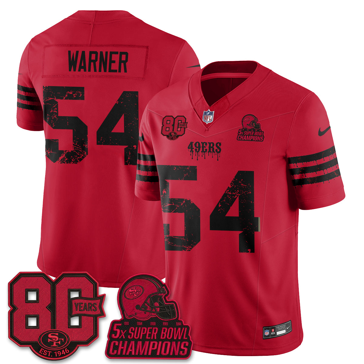 SF Slasher Edition Vapor Jersey - Stitched