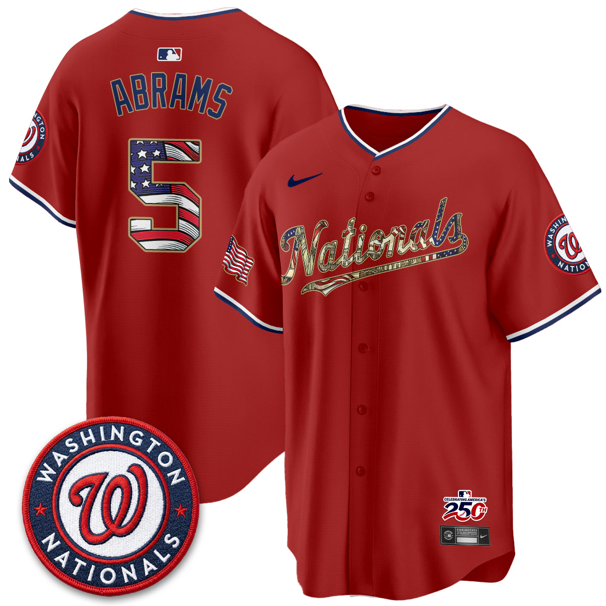 WSH 2026 Independence Day USA Vapor Jersey - Stitched