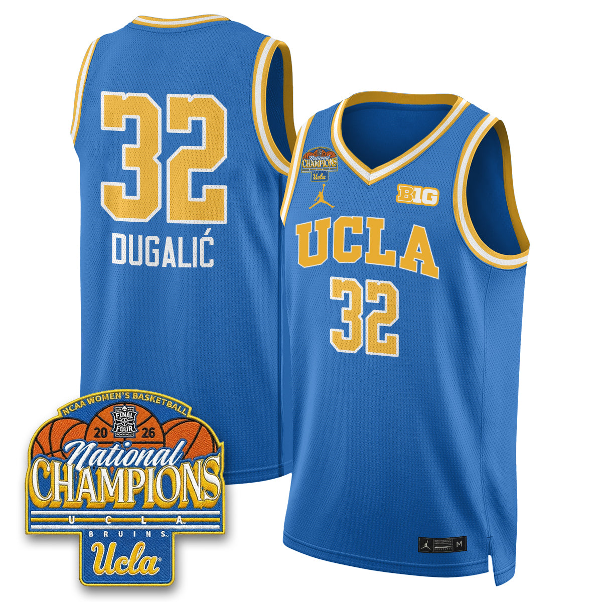 UCLA Women's Basketball National Champion 2026 Limited Jersey -  All Stitched