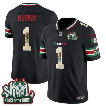 Minnesota Vikings Mexico Edition Vapor Jersey - Stitched