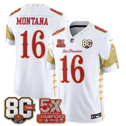SF Xmas Nutcracker Edition Vapor Jersey - Stitched