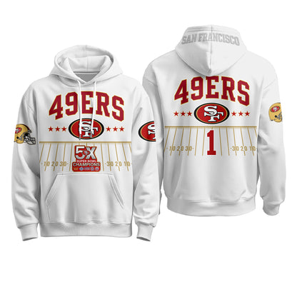 SF 5X SB Fleece Hoodie - Printed