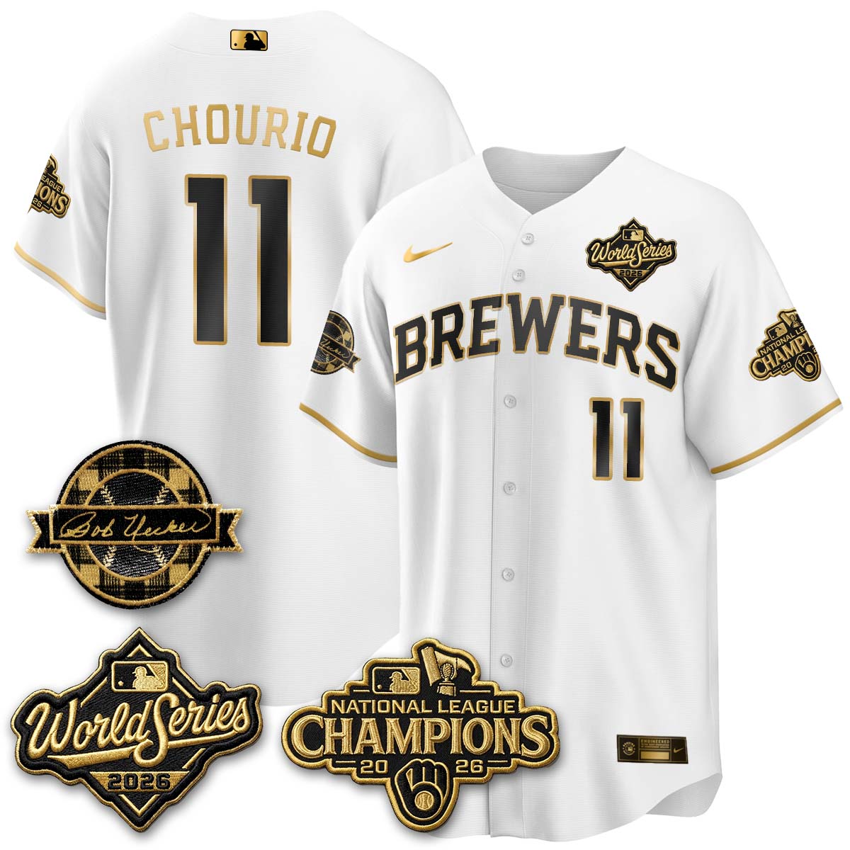 MIL 2026 NL Champions - Uecker Patch Navy Limited Edition - Stitched N1