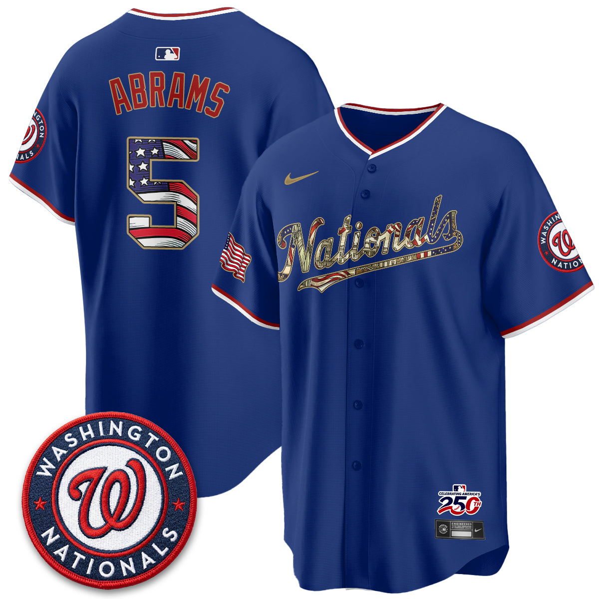 WSH 2026 Independence Day USA Vapor Jersey - Stitched
