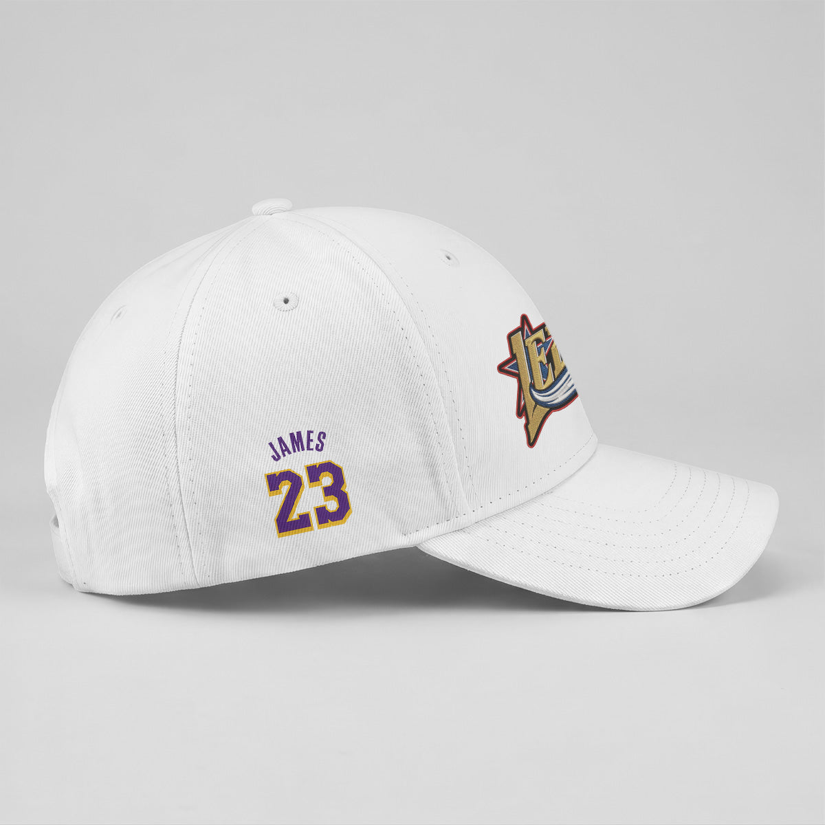 Philadelphia 76ers LeBron James #23 Baseball Cap - Embroidered