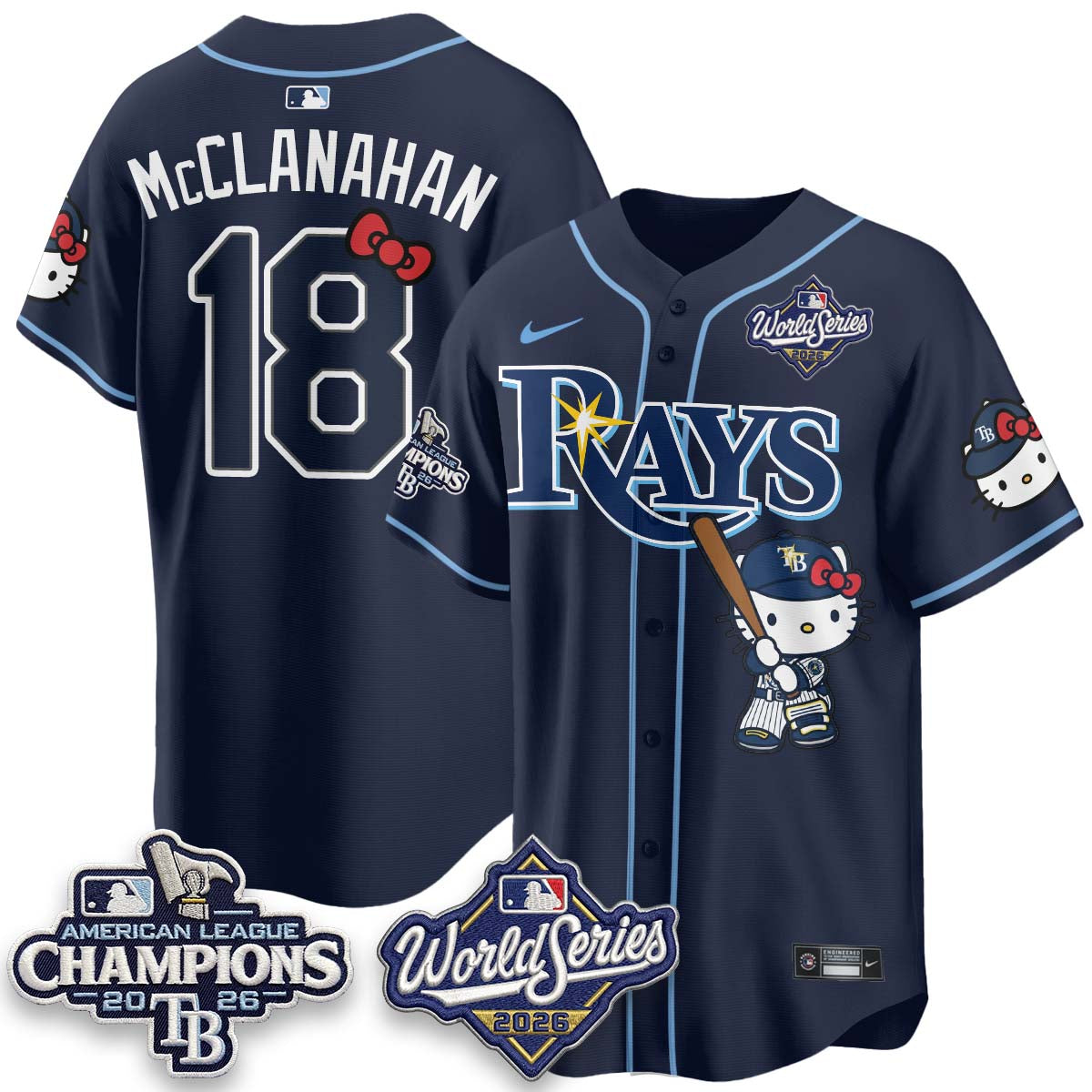 TB 2026 AL Champions x Meow KT Vapor Jersey - Stitched
