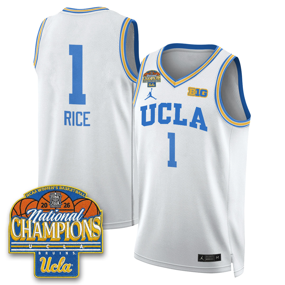 UCLA Women's Basketball National Champion 2026 Limited Jersey -  All Stitched