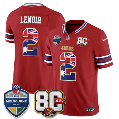 SF Melbourne Game 2026 Vapor Jersey - Stitched