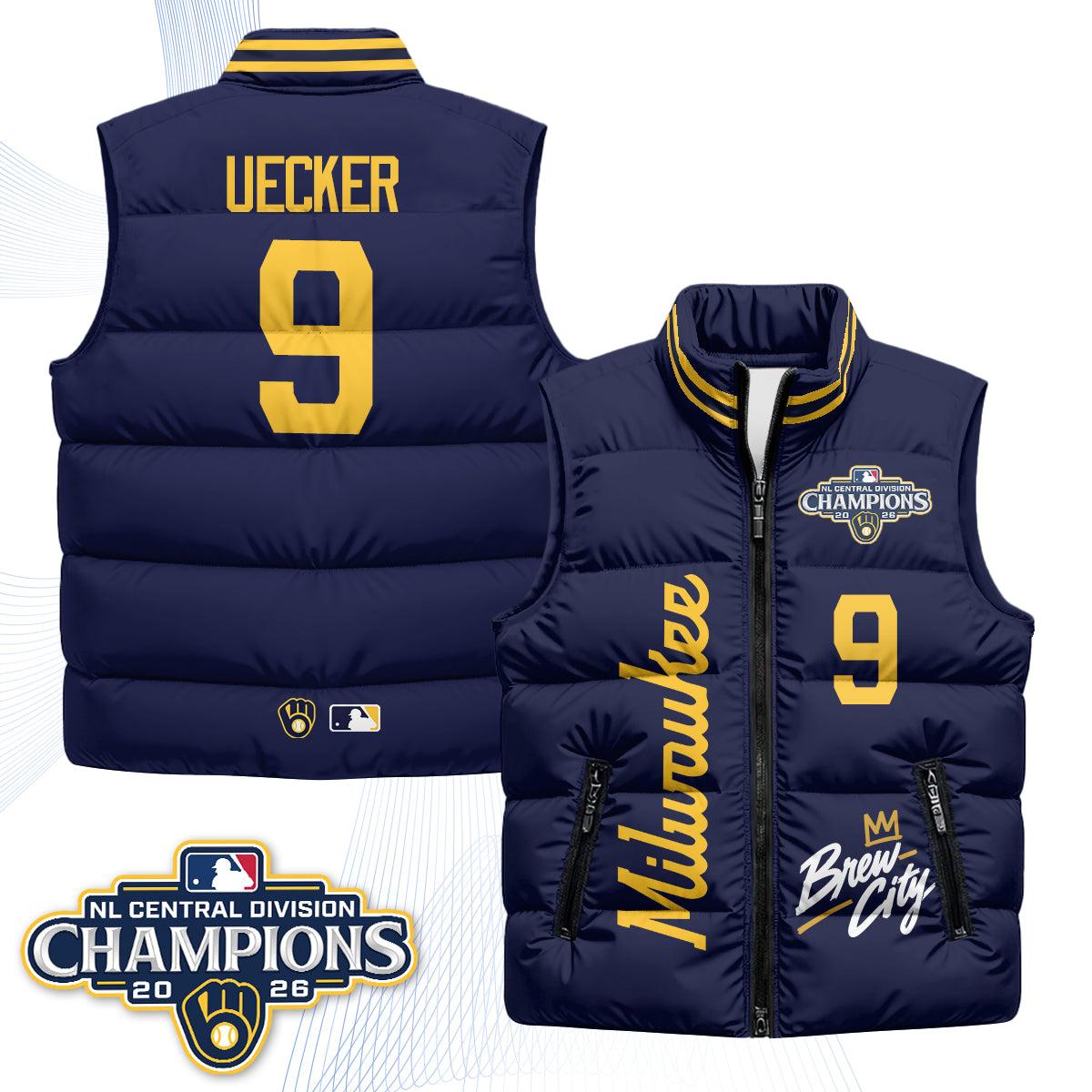 MIL "Brew City" Puffer Vest V2 - Printed